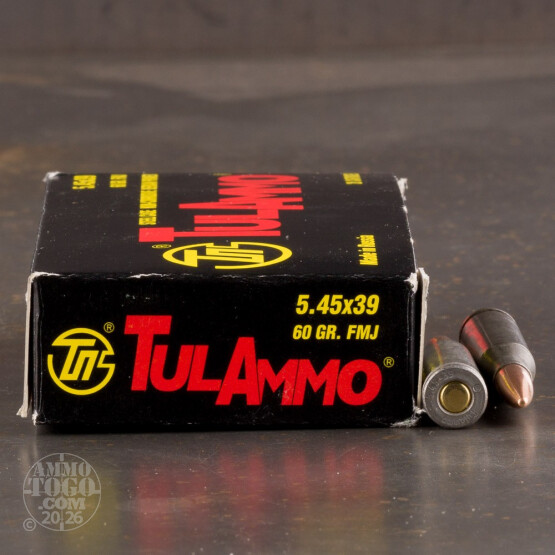 20rds – 5.45x39mm Tula 60gr. FMJ Ammo