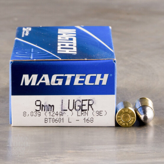 1000rds – 9mm Magtech 124gr. LRN Ammo