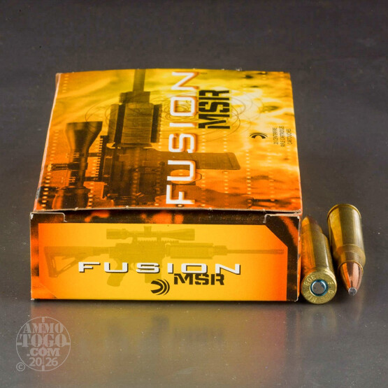 20rds - 308 Win Federal Fusion MSR 150gr. SP Ammo