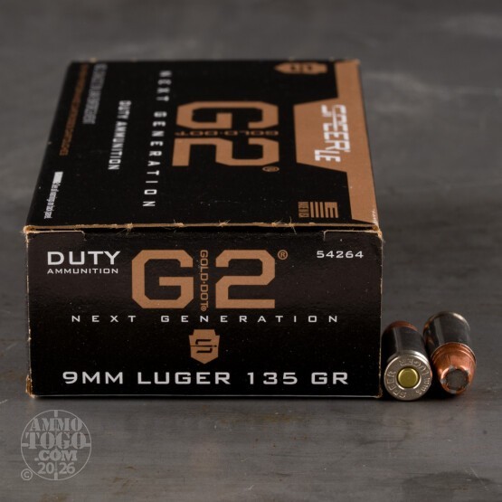 1000rds – 9mm Speer Gold Dot G2 135gr. JHP Ammo