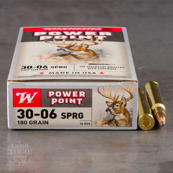 200rds – 30-06 Winchester Super-X 180gr. PP Ammo