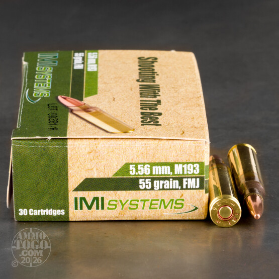 1200rds - 5.56x45mm IMI 55gr. FMJ Ammo