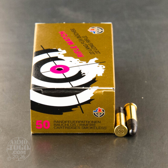 100rds - 22LR SK Match 40gr. Solid Point