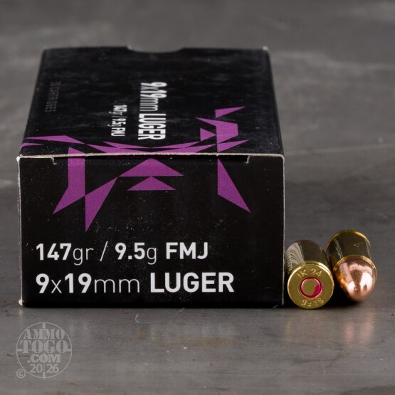 50rds – 9mm Igman 147gr. FMJ Ammo