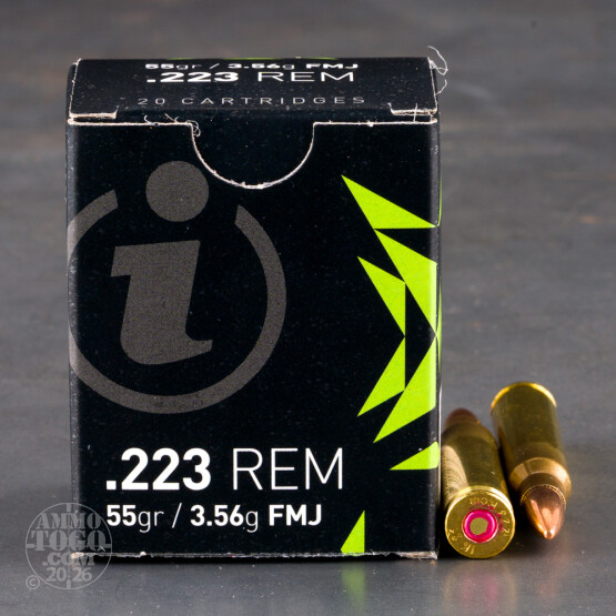 1000rds – 223 Rem Igman 55gr. FMJ Ammo