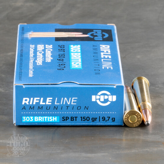 20rds - .303 British Prvi Partizan 150gr. SP Ammo