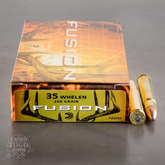 20rds - 35 Whelen Federal Fusion 200gr. SP Ammo