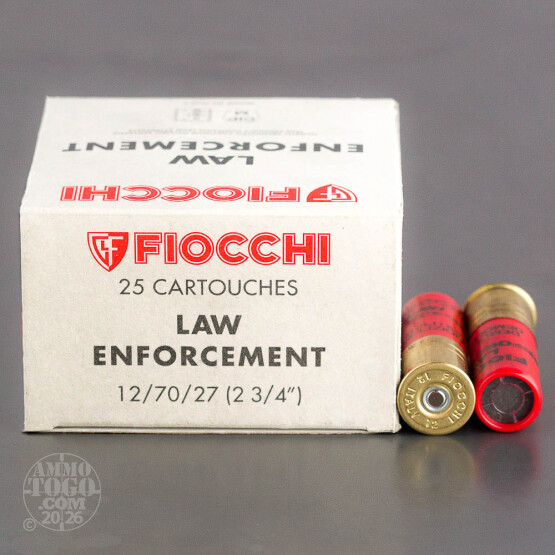 250rds - 12 Gauge Fiocchi Demolition Door/Lock Breaching Ammo 2 3/4