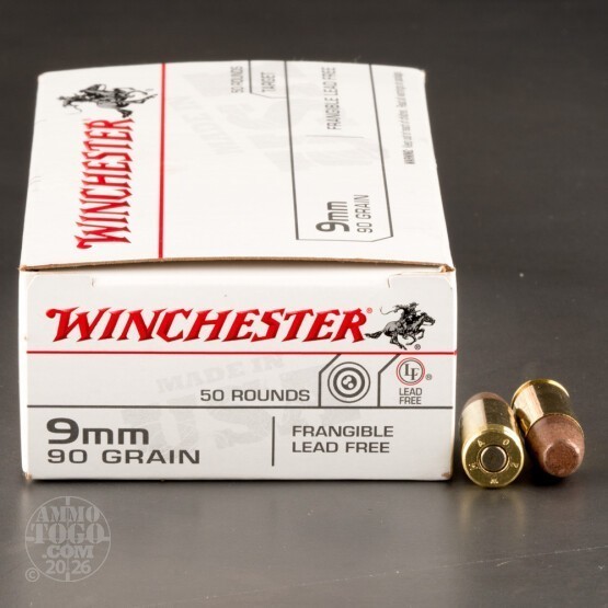 500rds – 9mm Winchester 90gr. Frangible Ammo