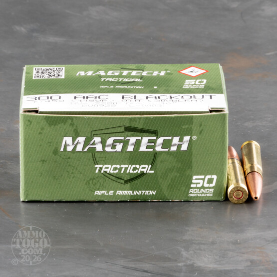 50rds – 300 AAC Blackout Magtech First Defense 115gr. OTM Ammo