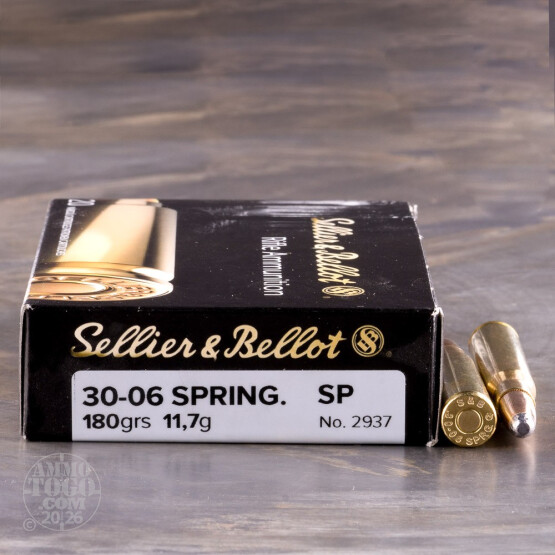 400rds – 30-06 Sellier & Bellot 180gr. SP Ammo