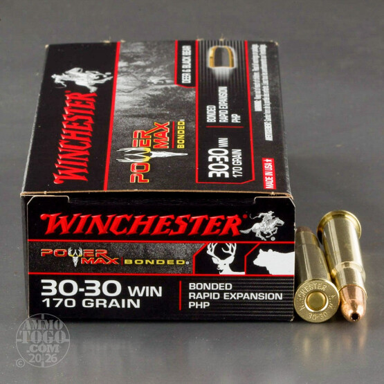 20rds - 30-30 Winchester Power Max Bonded 170gr. PHP Ammo