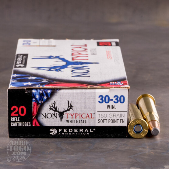 200rds – 30-30 Federal Non-Typical 150gr. SP Ammo