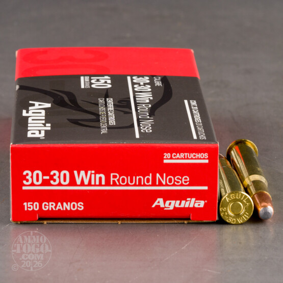 20rds – 30-30 Aguila 150gr. SP Ammo