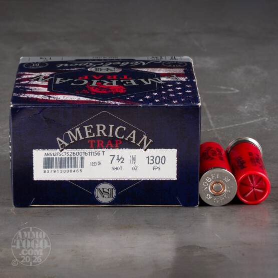 25rds - 12 Gauge NSI NobelSpeed 2 3/4" 3 Dram 1 1/8oz. #7 1/2 Shot Ammo