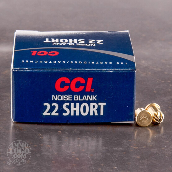 100rds – 22 Short CCI Noise Blank Ammo