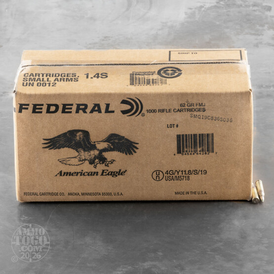 1000rds - 5.56 Federal Lake City M855 62gr Penetrator Ammo