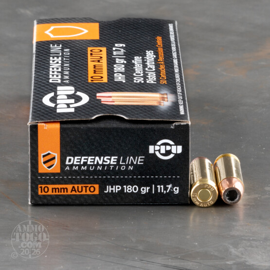 50rds - 10mm Prvi Partizan 180gr. JHP Ammo