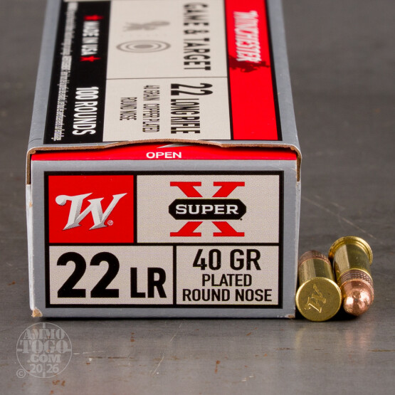500rds - 22LR Winchester 40gr Super-X SuperSpeed Round Nose Ammo
