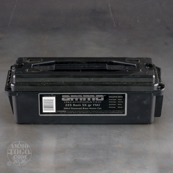 1000rds – 223 Rem Ammo Inc. BMZ Defence 55gr. FMJ Ammo