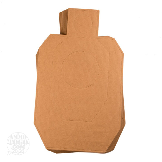 100 - Target Barn IDPA Silhouette Cardboard Targets
