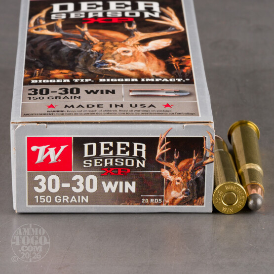 20rds – 30-30 Winchester Deer Season XP 150gr. Polymer Tip Ammo