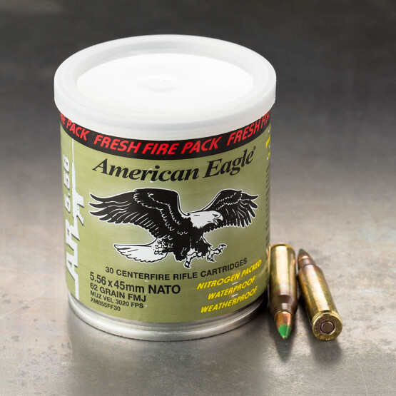 600rds - 5.56x45mm Federal Fresh Fire 62gr. FMJ Ammo