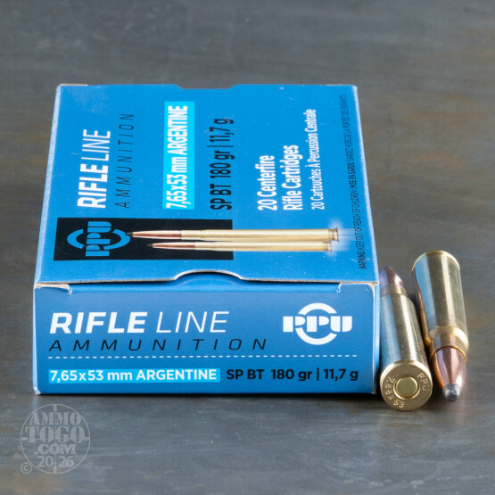 20rds - 7.65 Argentine Prvi Partizan 180gr. SP Ammo