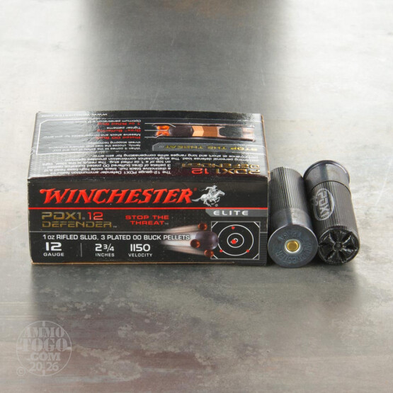10rds - 12 Gauge Winchester Supreme Elite 2 3/4" PDX1 Slug/Buck Ammo