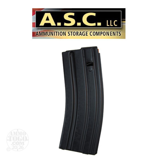 1 - ASC AR-15 .223 / 5.56 Stainless Steel 30rd. Magazine Orange Follower