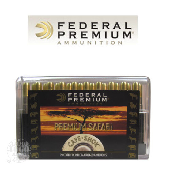 20rds - 375 H&H Magnum Cape-Shok 300gr. Barnes Banded Solid Ammo