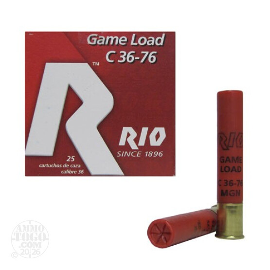 25rds - .410 Gauge RIO 3" Max Dram 1 1/16oz. #6 Shot