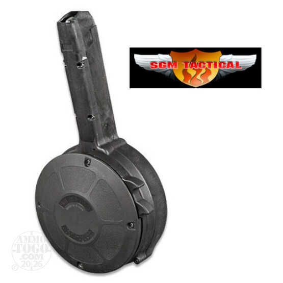 1 - SGM 9mm 50rd. Drum Magazine for Glock Pistols