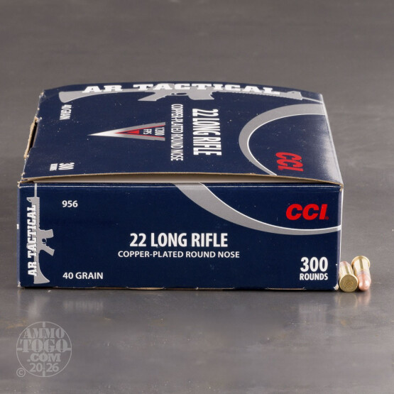 3000rds – 22 LR CCI AR Tactical 40gr. CPRN Ammo