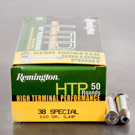 500rds - 38 Special Remington RTP 110gr. SJHP Ammo