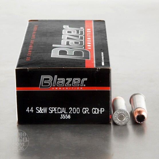 50rds – 44 Special Blazer 200gr. GDHP Ammo