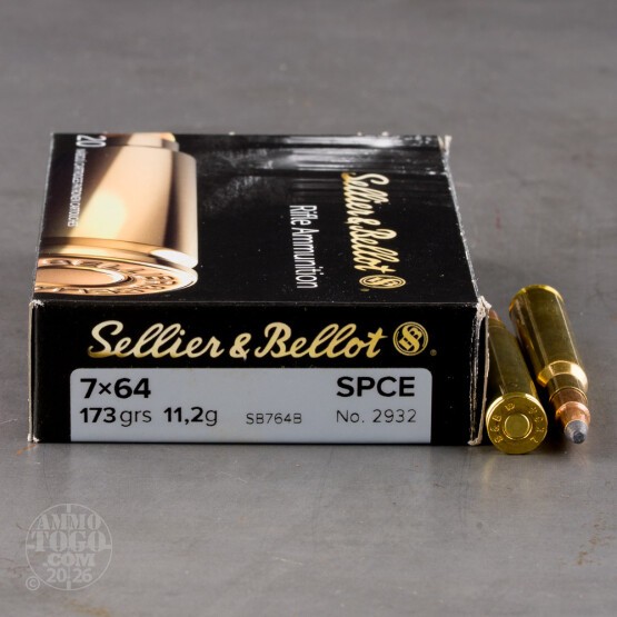 400rds – 7x64mm Brenneke Sellier & Bellot 173gr. SPCE Ammo