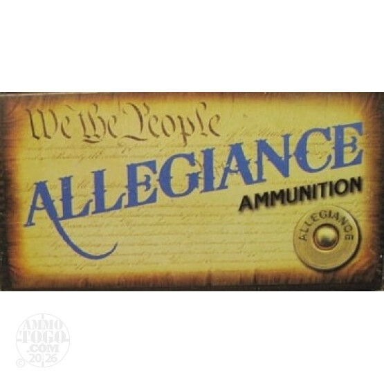 50rds - 380 ACP Allegiance 100gr. FMJ Ammo