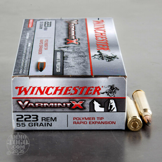 20rds - 223 Winchester Varmint-X 55gr. Polymer Tip Ammo