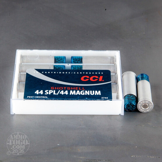 10rds - 44 Special / 44 Mag CCI Shotshells 1/4 oz. #9 Shot Ammo