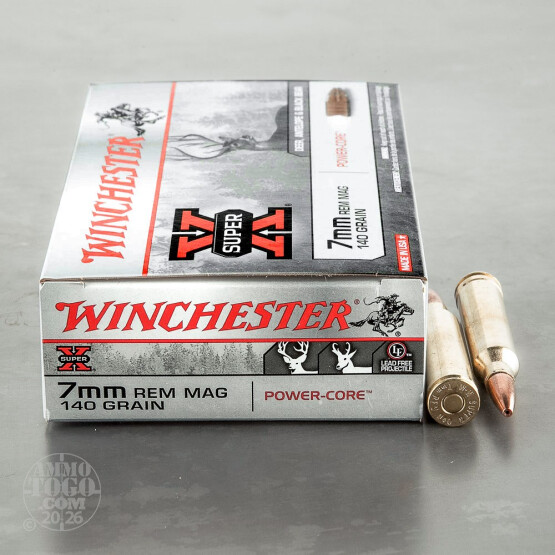 20rds - 7mm Rem. Mag Winchester Super-X 140gr. Power Core 95/5 Ammo