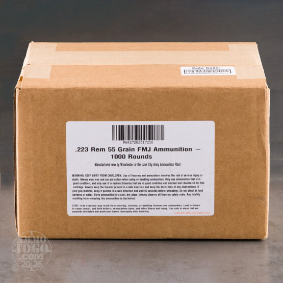 1000rds – 223 Rem Lake City 55gr. FMJ Ammo