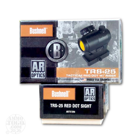 Bushnell TRS-25 - 3 MOA Red Dot Sight - w/ Riser - Matte Black