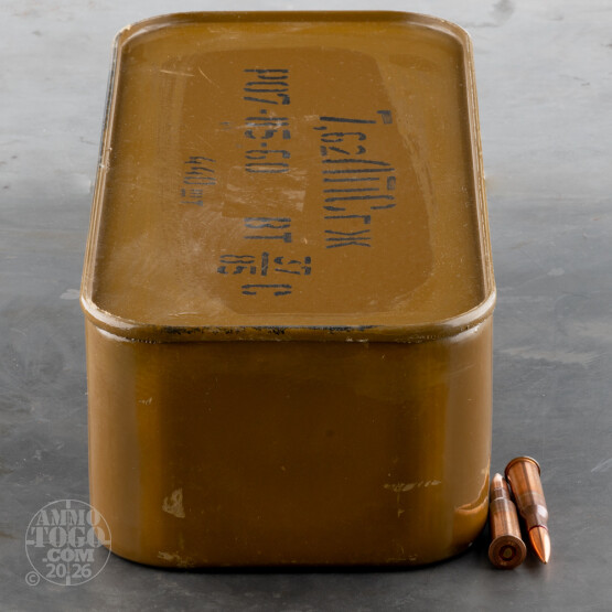 440rds - 7.62x54R Original Russian Military 148gr. FMJ Ammo Spam Can