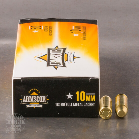 1000rds - 10mm Auto Armscor 180gr. FMJ Ammo