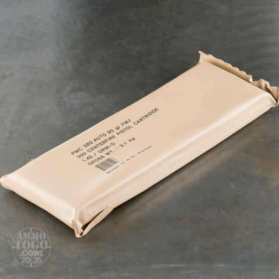 900rds – 380 Auto PMC Battle Pack 90gr. FMJ Ammo 