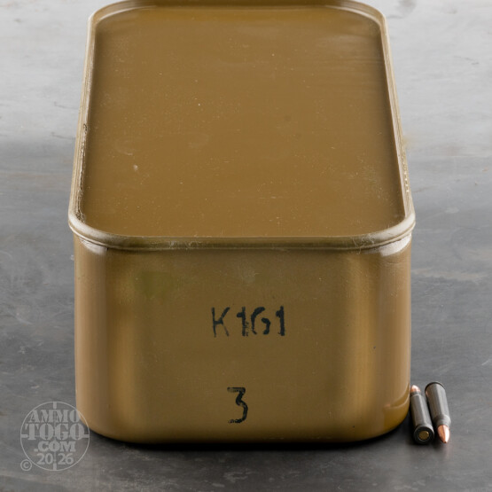 500rds – 223 Wolf Military Classic 55gr. FMJ Ammo in Sealed Spam Can