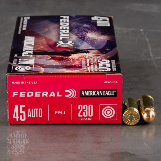 1000rds – 45 ACP Federal 250th Anniversary USA 230gr. FMJ Ammo