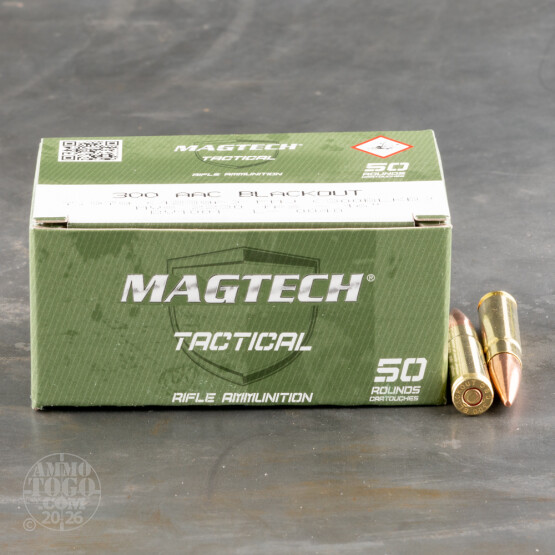 300 AAC Blackout - 123 Grain FMJ - Magtech First Defense - 1000 Rounds