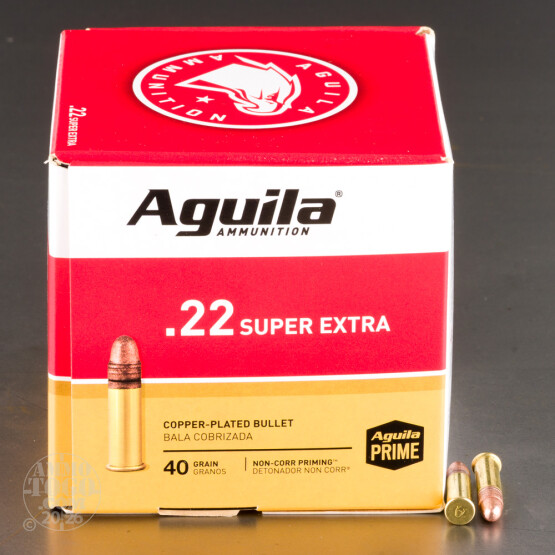 500rds – 22 LR Aguila 40gr. CPRN Ammo